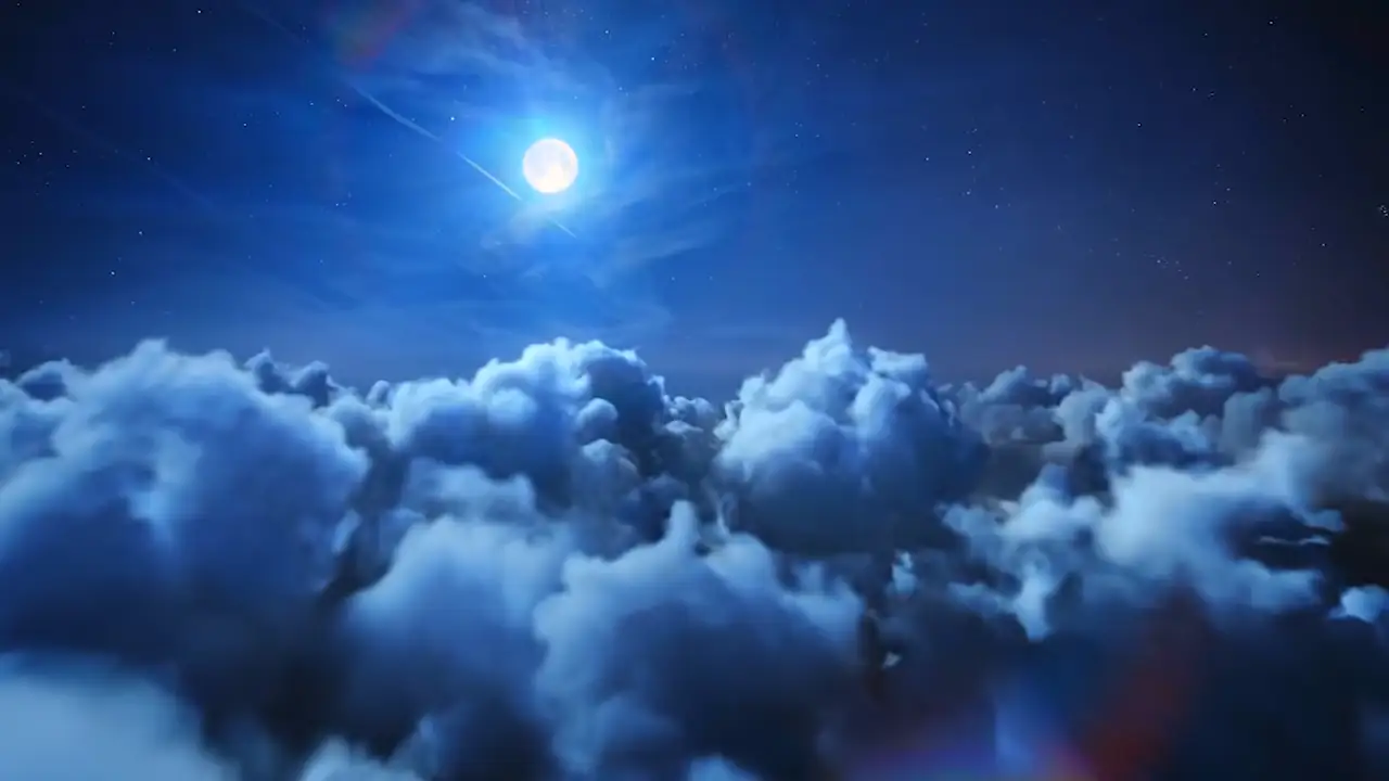 Swirling clouds